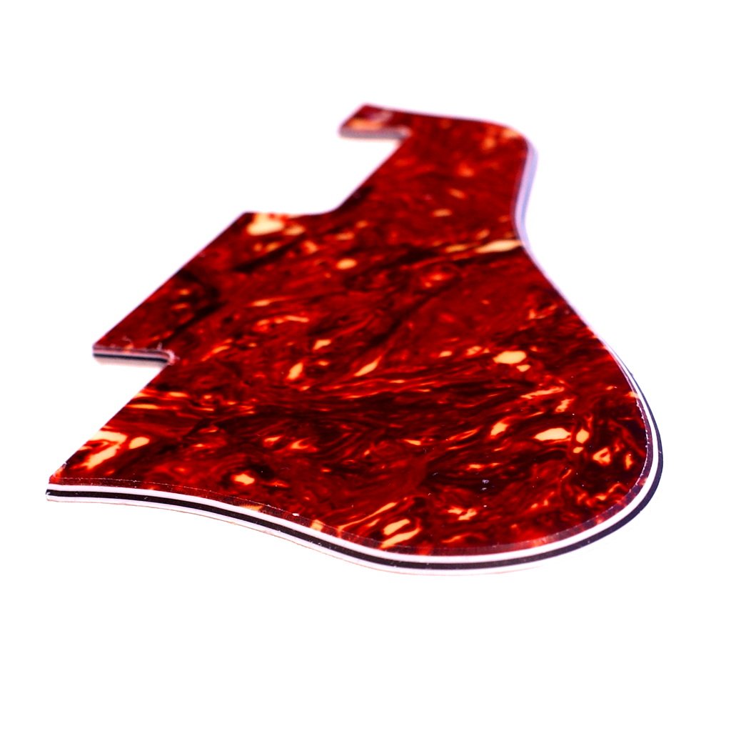 4 Ply Universal Jazz Archtop Guitar Pickguard Fits ES-335 -Tortoise Red