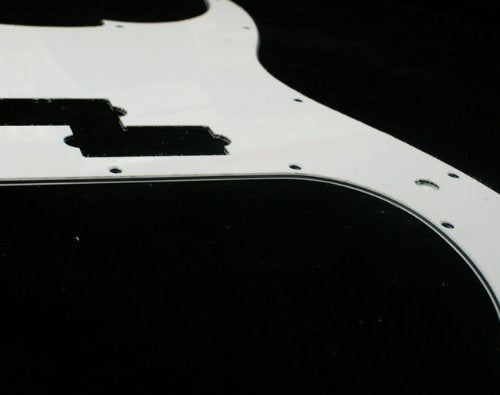 (A88) Custom Guitar Pickguard fits Precision Bass PB 13 Hole ,3Ply White