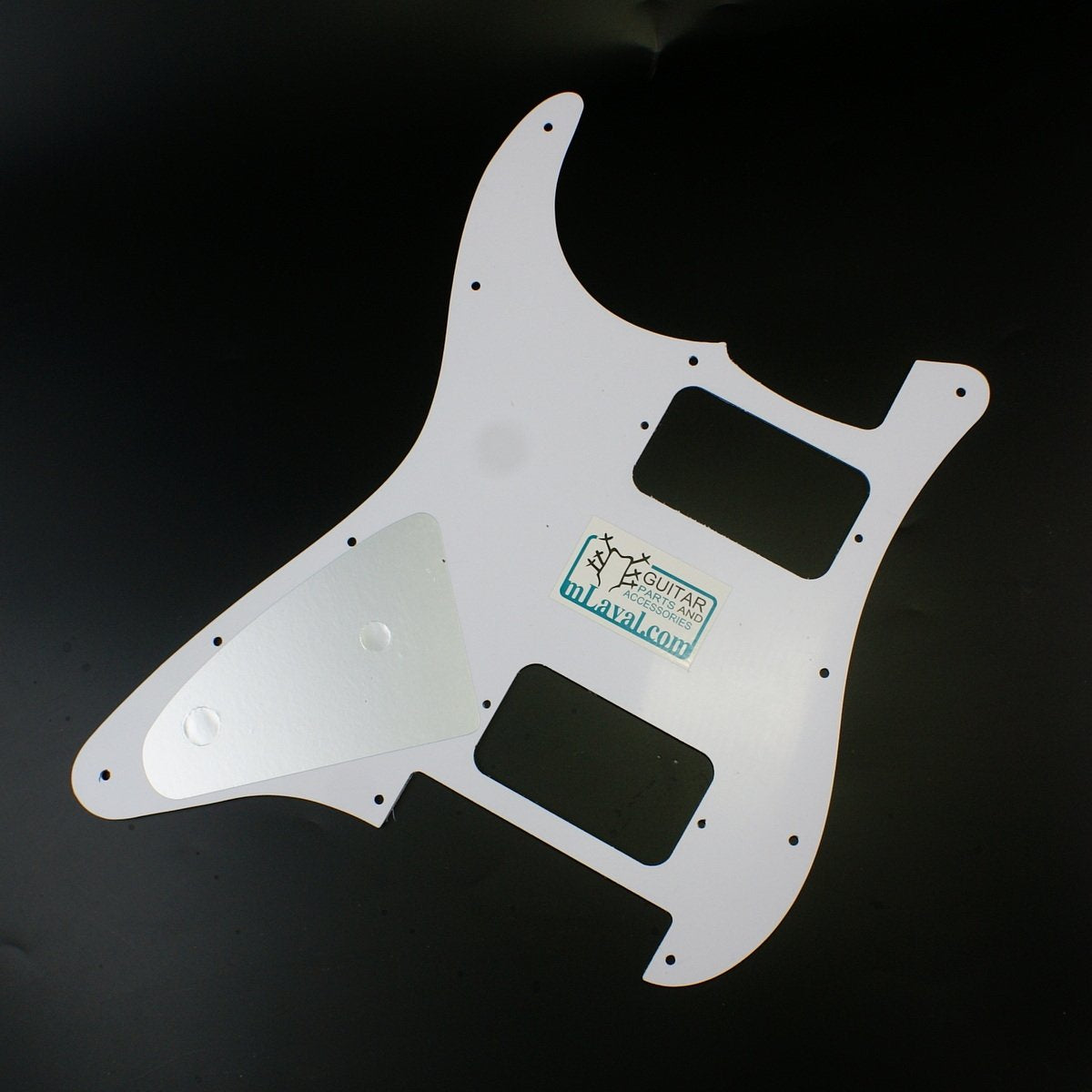 (G23) Custom Guitar Pickguard fits Charvel SO CAL Style,3ply White
