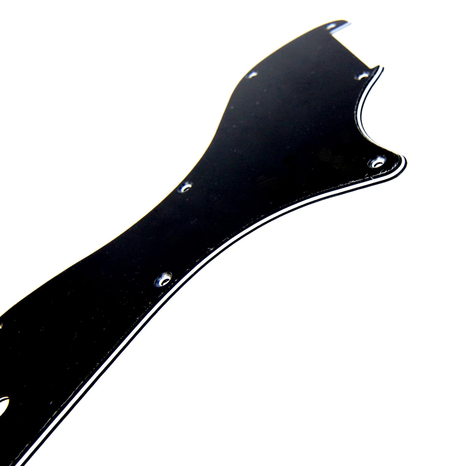 Custom Guitar Pickguard Fits PRS SE One, 3ply Black
