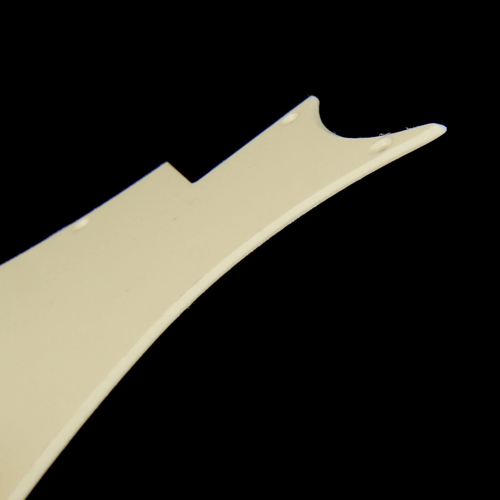 Replacement guitar pickguard for PRS SE flat-top, 1-ply Cream