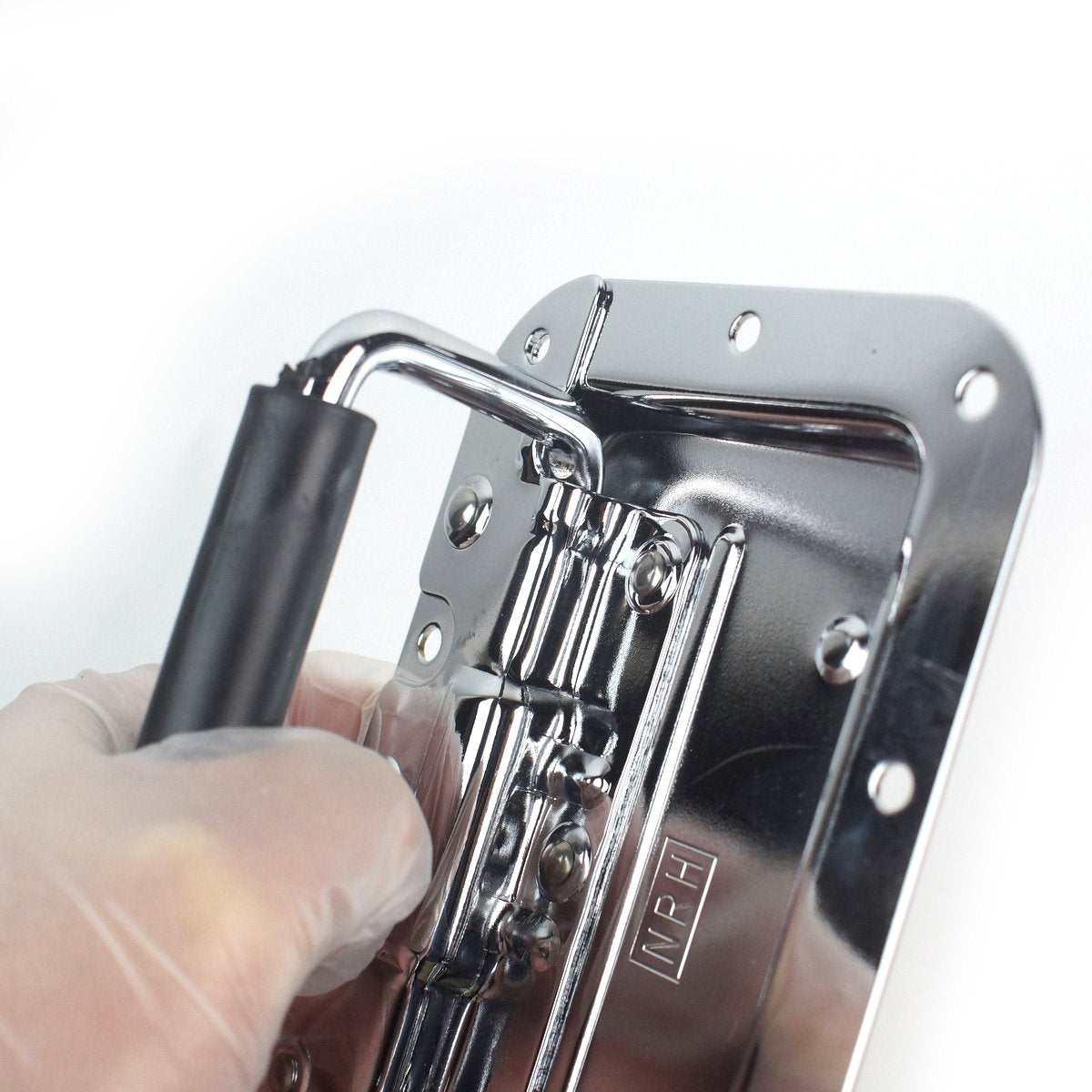 Heavy Duty metal handle and plate for Amplifier or Guitar Road Rack touring Case