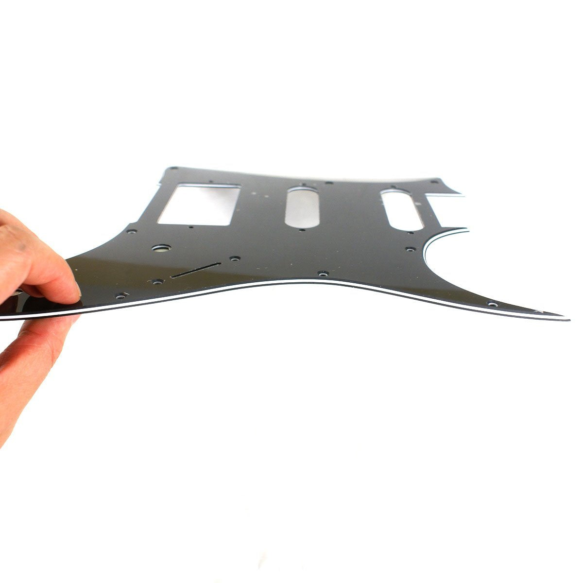 (E08) 3Ply Quality Guitar Pick Guard for Ibanez RG 40,HSS,Black