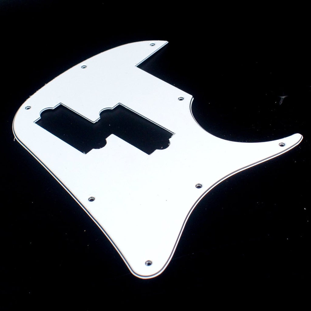 Custom replacement IBANEZ TR50 Bass Guitar Pickguard,3ply White