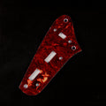 Custom Preset Control Plate For Jaguar Style Guitar,Plastic PVC 4ply Red Tortoise