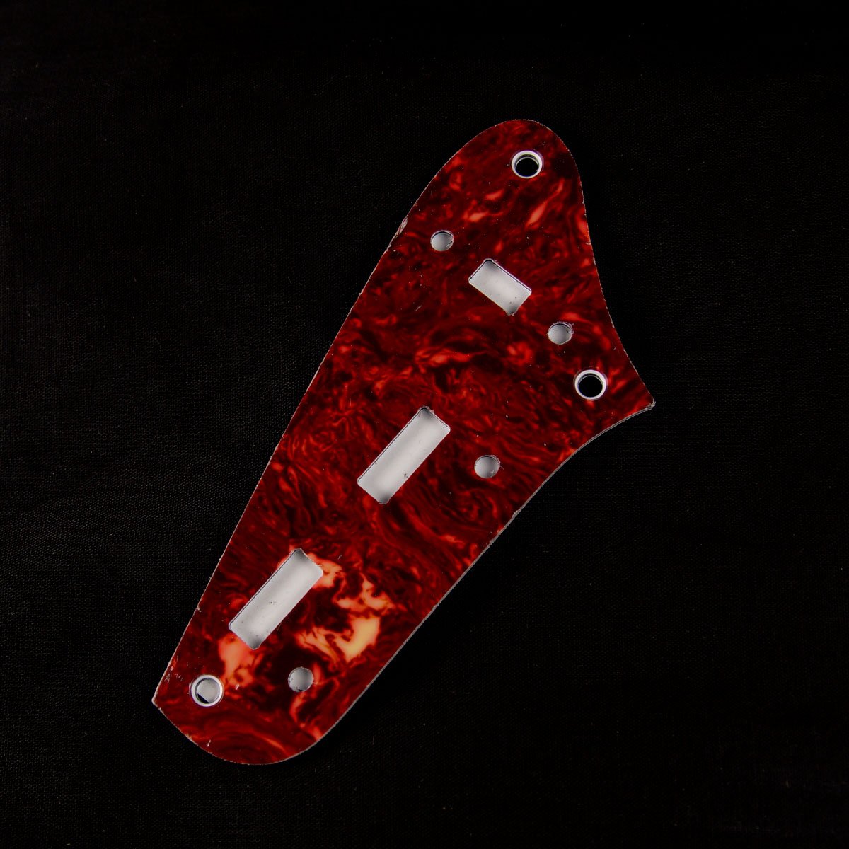 Custom Preset Control Plate For Jaguar Style Guitar,Plastic PVC 4ply Red Tortoise