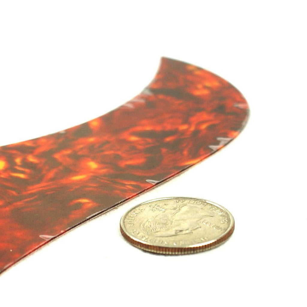 (E52) Universal Self Stick thin pickguard for acoustic guitar ,Tortoise style 4