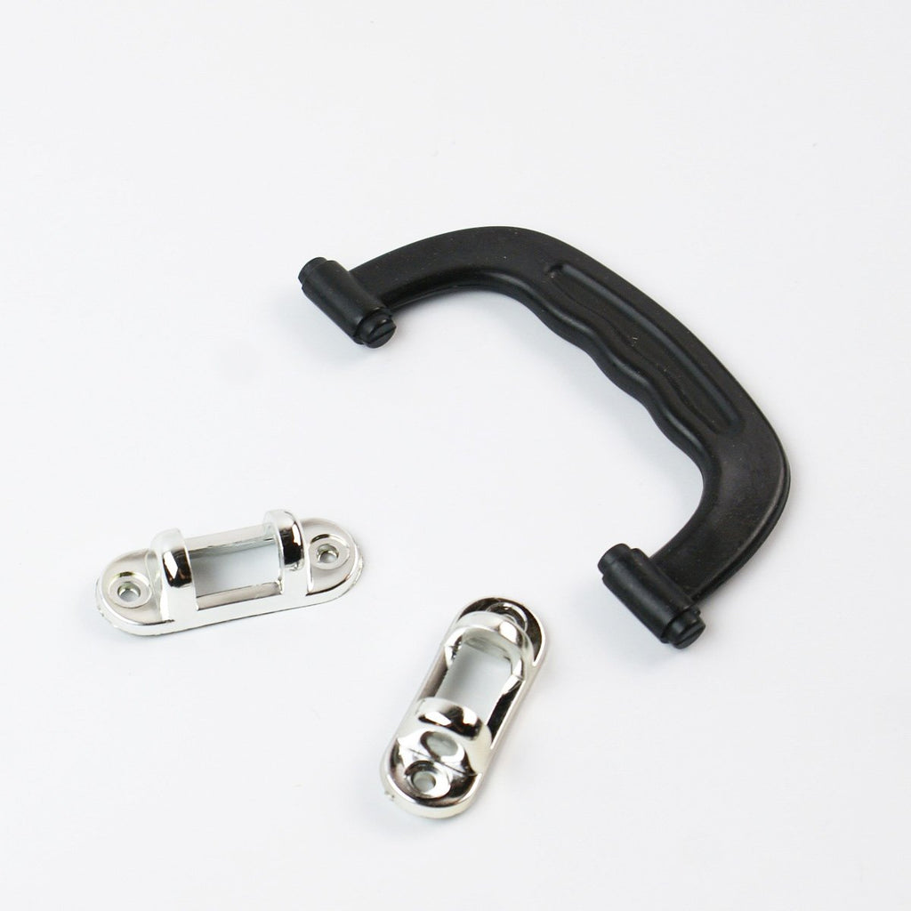 All Plastic Case Handle for Guitar case Musical case or Luggage ,4424 Black low-cost