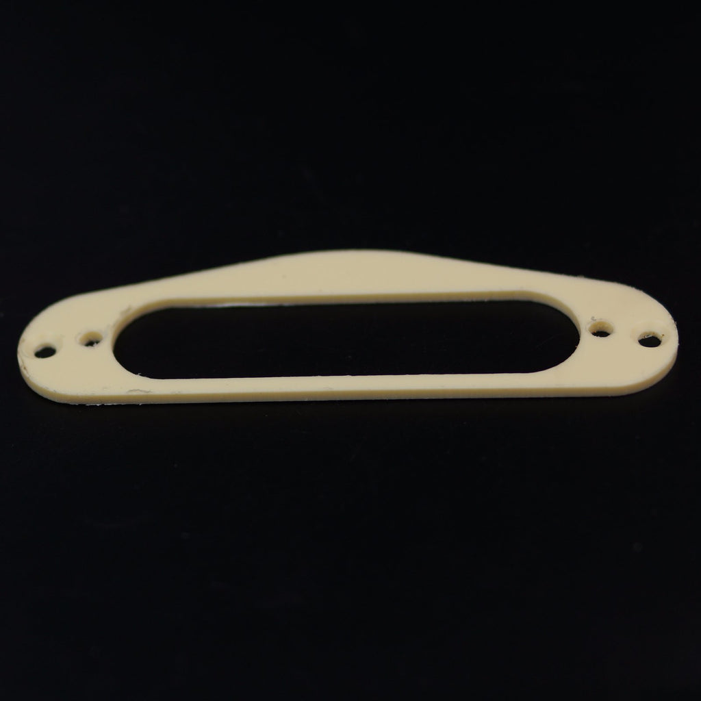 PVC Pickup Mounting Ring Plate for Tele Neck Pickup,1ply Cream (H04)