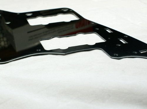 (B24) Custom Quality Guitar Pickguard Fits Jazzmaster ,3ply Black
