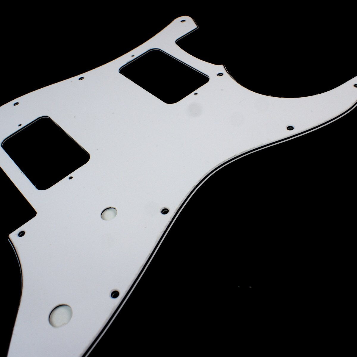 (G23) Custom Guitar Pickguard fits Charvel SO CAL Style,3ply White