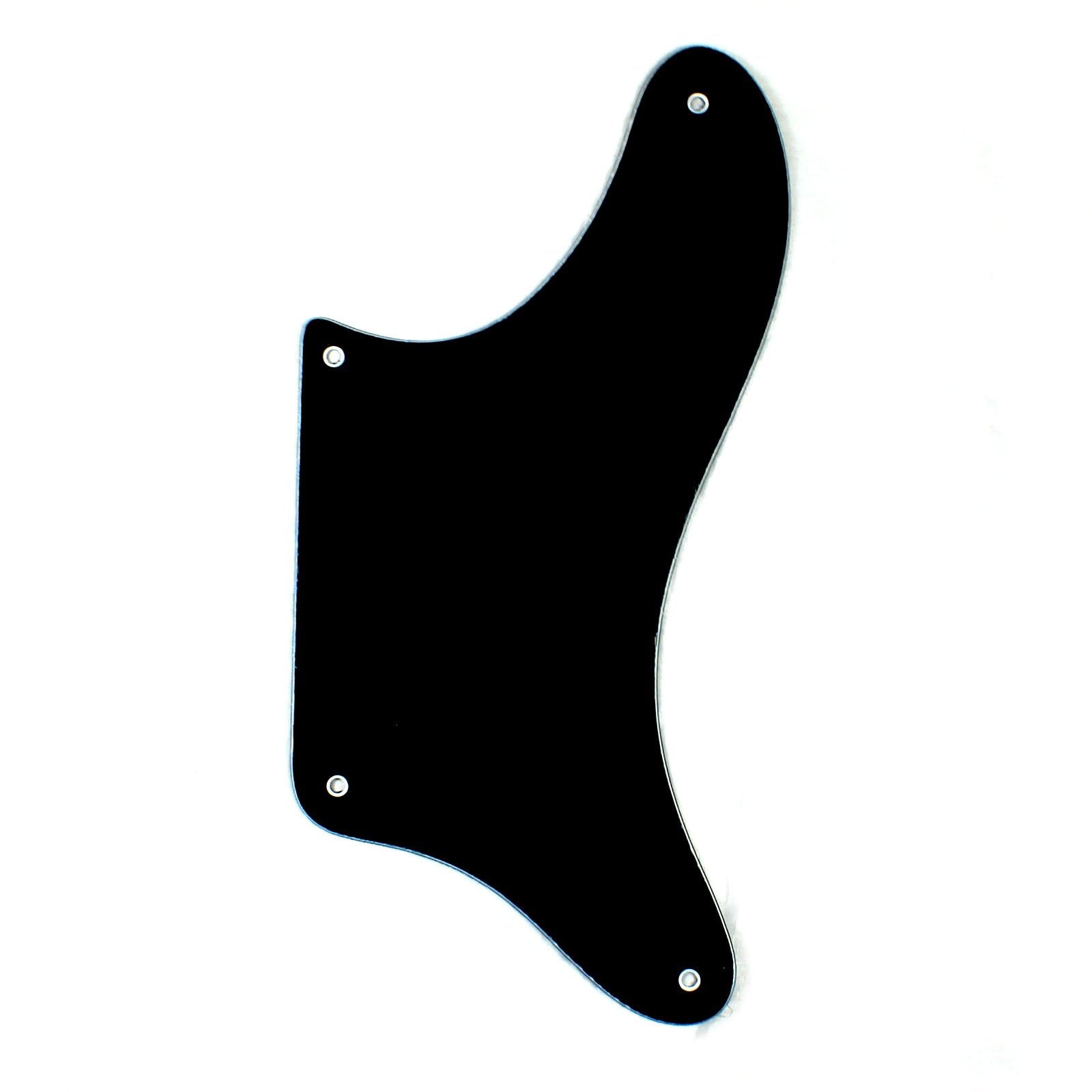 (E65) Guitar Pickguard For La Cabronita Telecaster,No Pickup Notch,3Ply Black