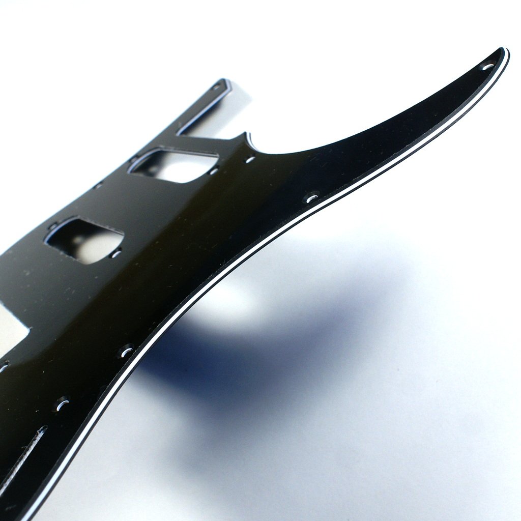 3 Ply Guitar Pickguard For YAMAHA Pacifica 112V PAC112V -BLACK (A83)