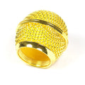 (E21) Microphone Mesh Grille For Shure SM58 Microphone,Gold Plated USA