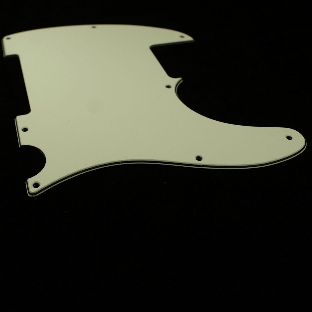 (E75) Telecaster Tele Esquire Style Guitar pickguard,3ply Vintage Green