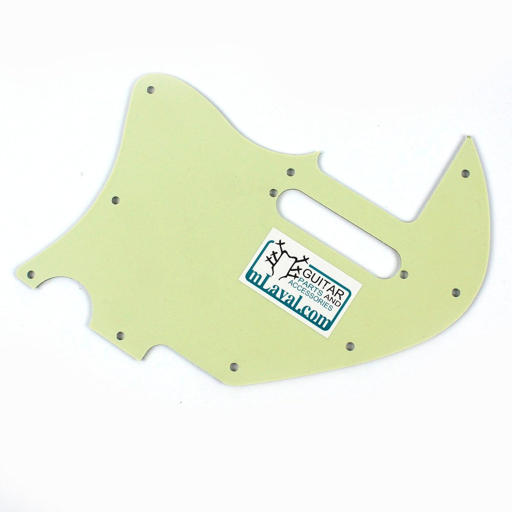 ACOUSTASONIC TELE Hybrid Style Guitar Pickguard, 3Ply Vintage Mint Green