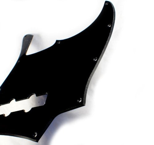(A81)Custom Single Ply Guitar Pickguard Fits Jazz Bass JB, BLACK
