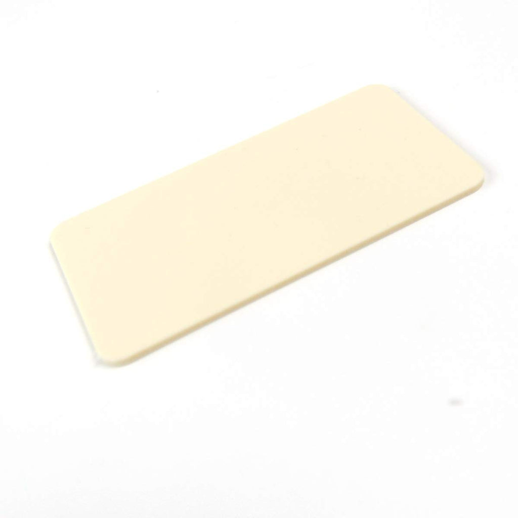 PVC Plastic Blank Block For Regular Humbucker Adapter Ring,Cream