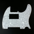 Custom guitar Pickguard For Tele Humbucker Cut-out style,4ply white pearl