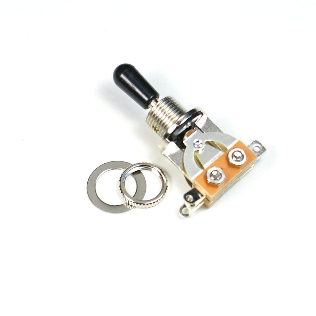 (D45) 3 Way Toggle Switch Pickup Selector Black Tip for Electric Guitar