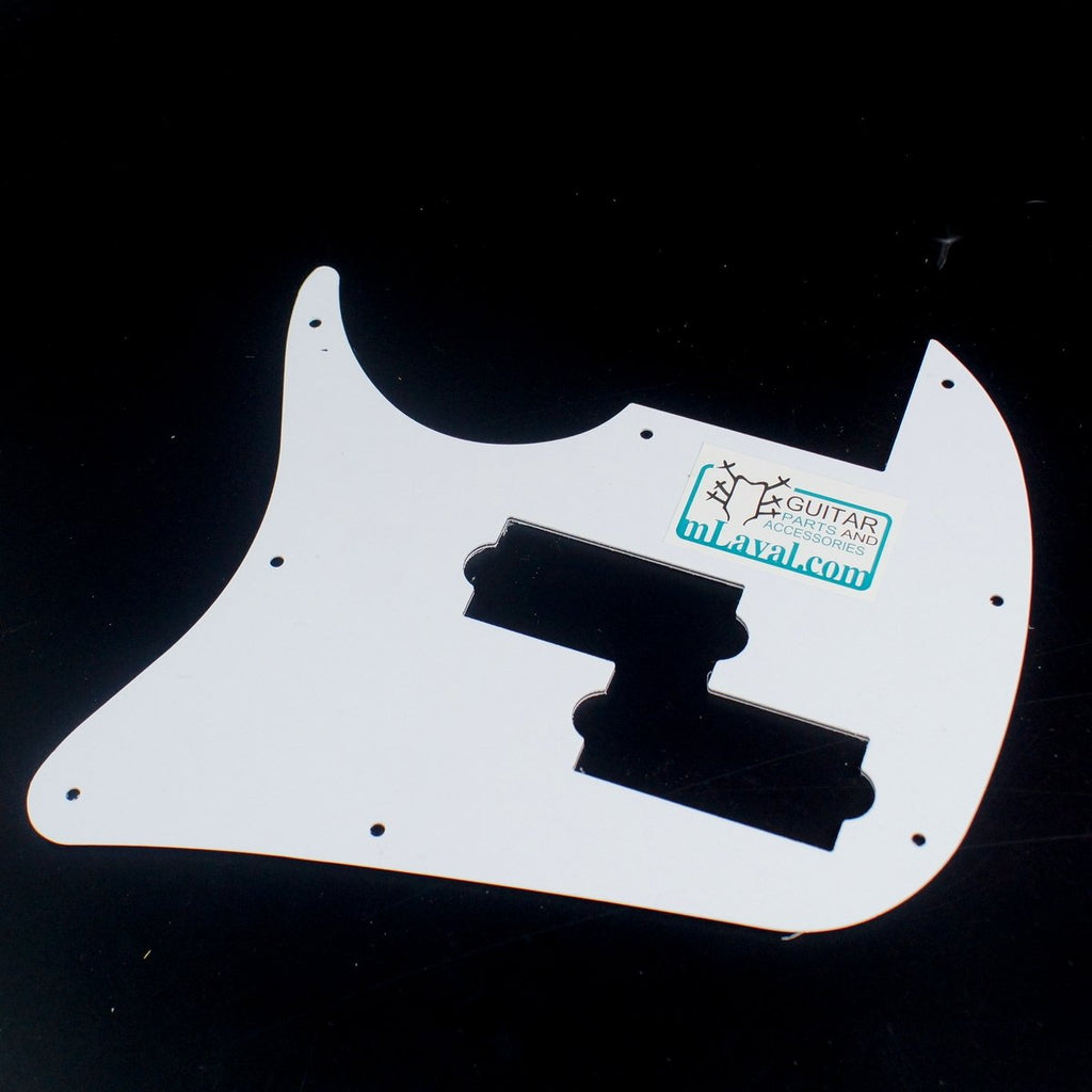 Custom replacement IBANEZ TR50 Bass Guitar Pickguard,3ply White
