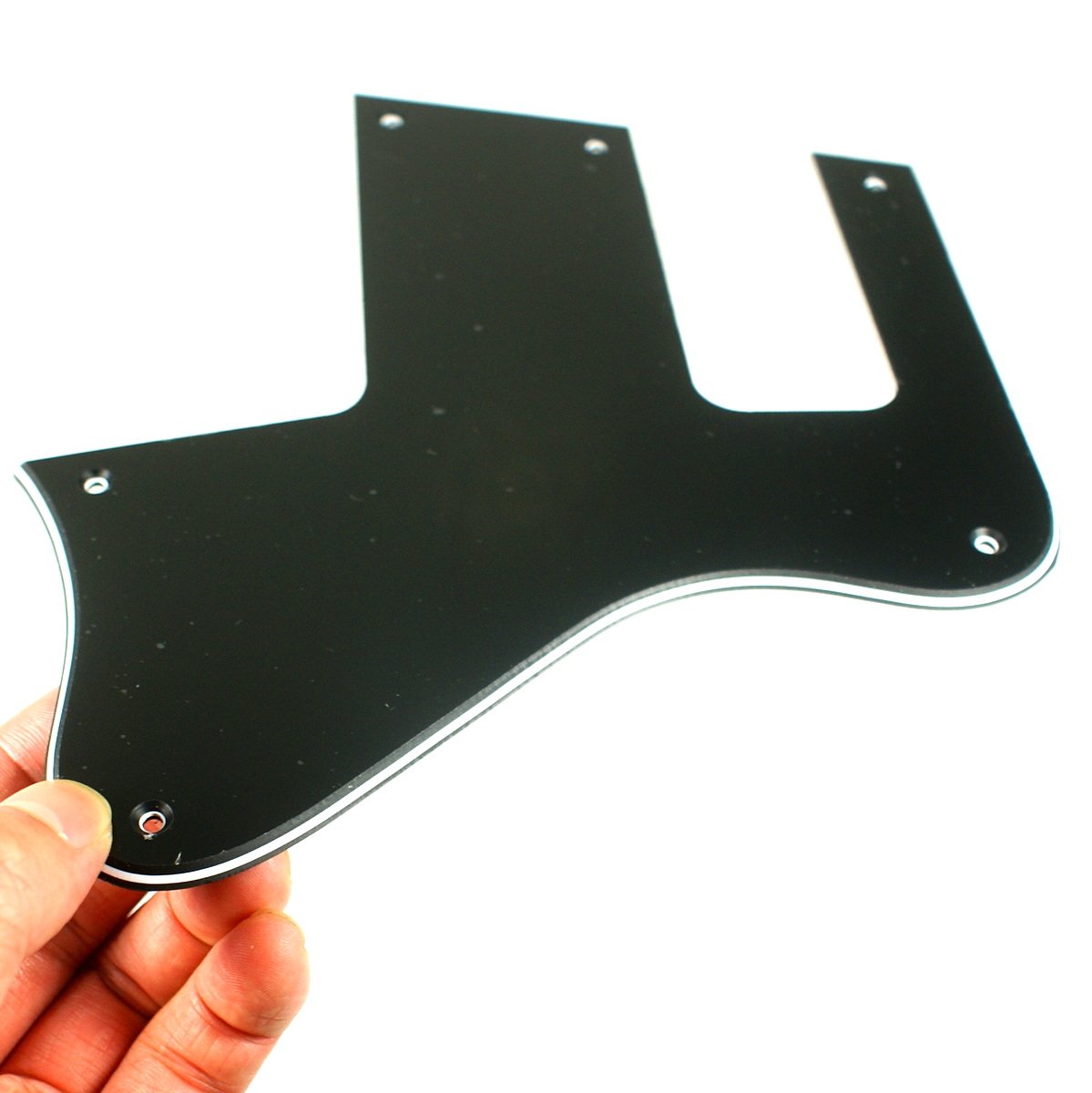 (E43) Les Paul LP Special Double Cut Style Guitar Pickguard ,3ply Black