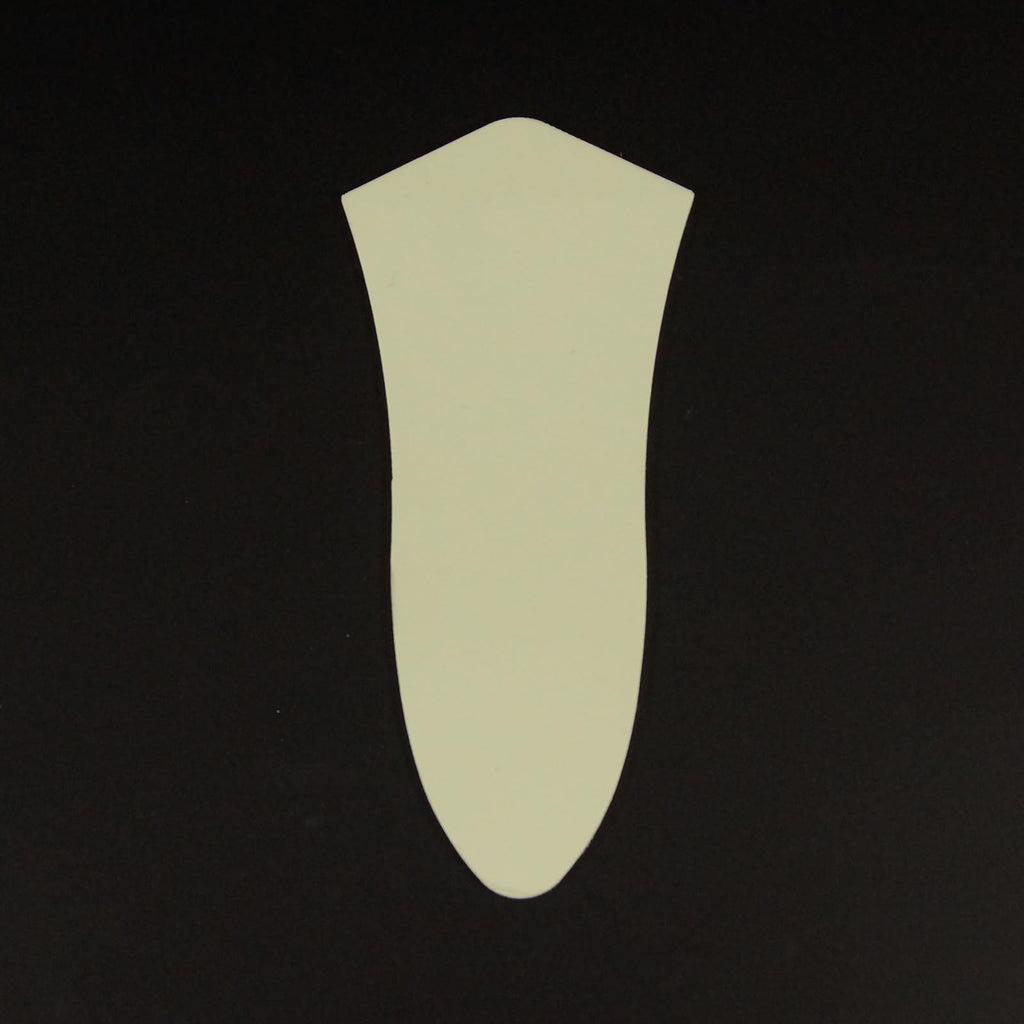 PVC Plastic Control Plate For Jazz Bass JB style bass Guitar, Blank No holes, 3Ply Mint Green
