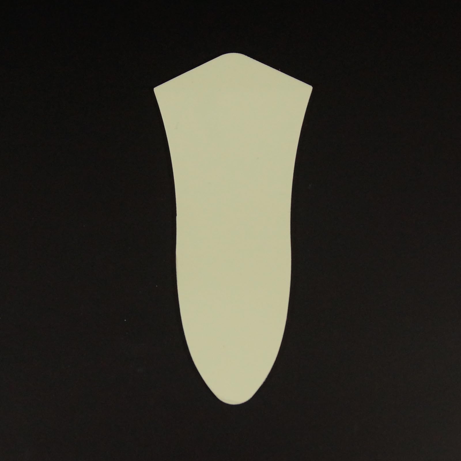PVC Plastic Control Plate For Jazz Bass JB style bass Guitar, Blank No holes, 3Ply Mint Green