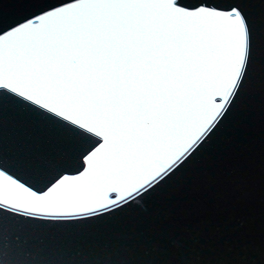 (E74) Ernie Ball OLP Bass 4 String Style Pickguard,3ply White
