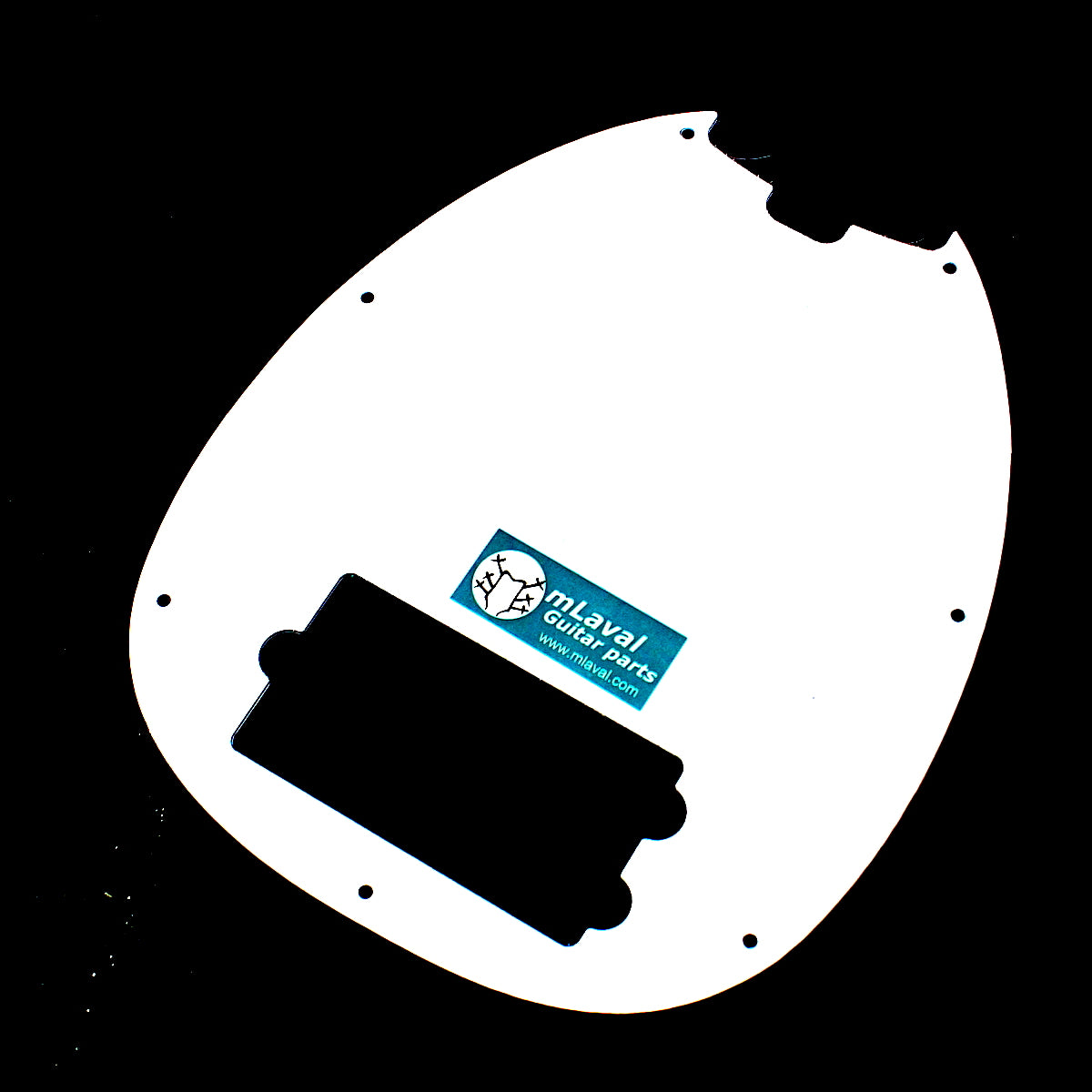(E74) Ernie Ball OLP Bass 4 String Style Pickguard,3ply White