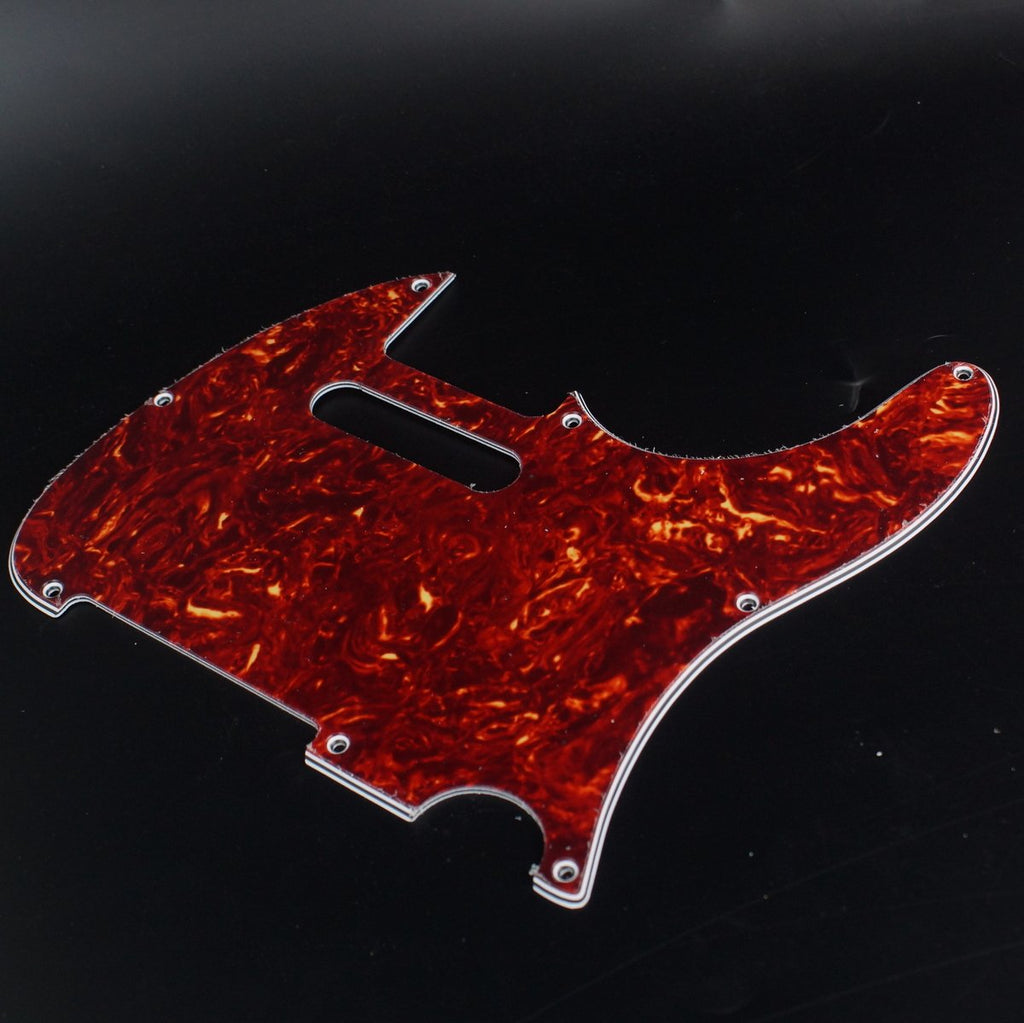 Custom Guitar Pickguard For G&L ASAT Classic USA,4ply Red Tortoise