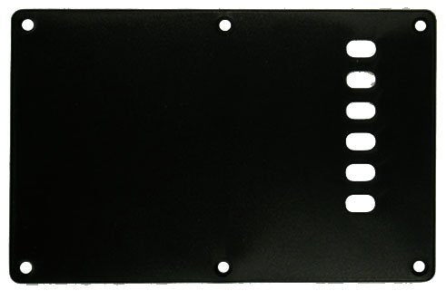 (B52) Cavity Cover guitar Back Plate Fits Strat style ,Black ABS