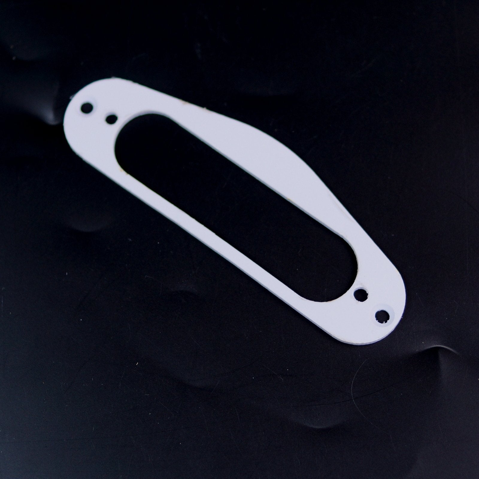 PVC Pickup Mounting Ring Plate for Tele Neck Pickup,1ply White (H04)