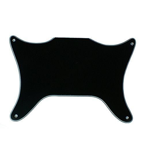 Custom New Guitar Pickguard fits '62-'69 Kalamazoo Coronet model,3ply Black