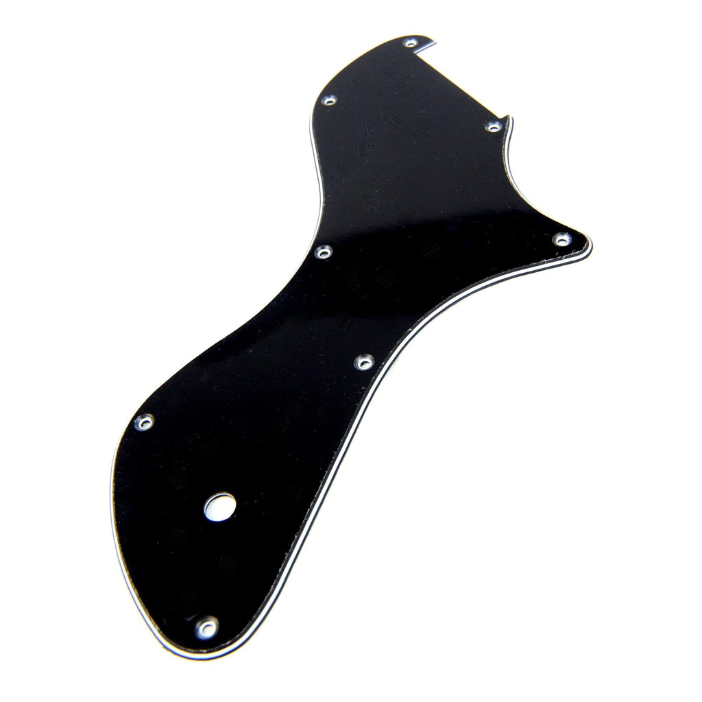 Custom Guitar Pickguard Fits PRS SE One, 3ply Black