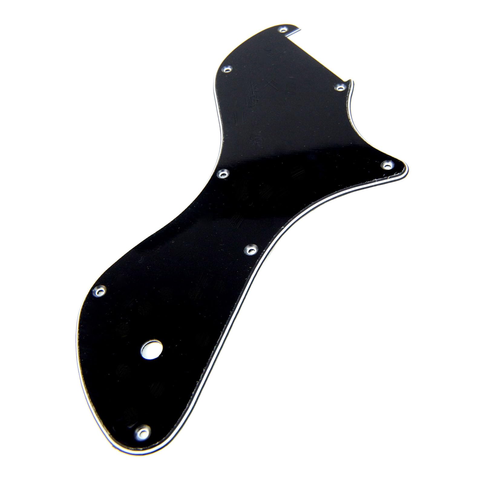 Custom Guitar Pickguard Fits PRS SE One, 3ply Black