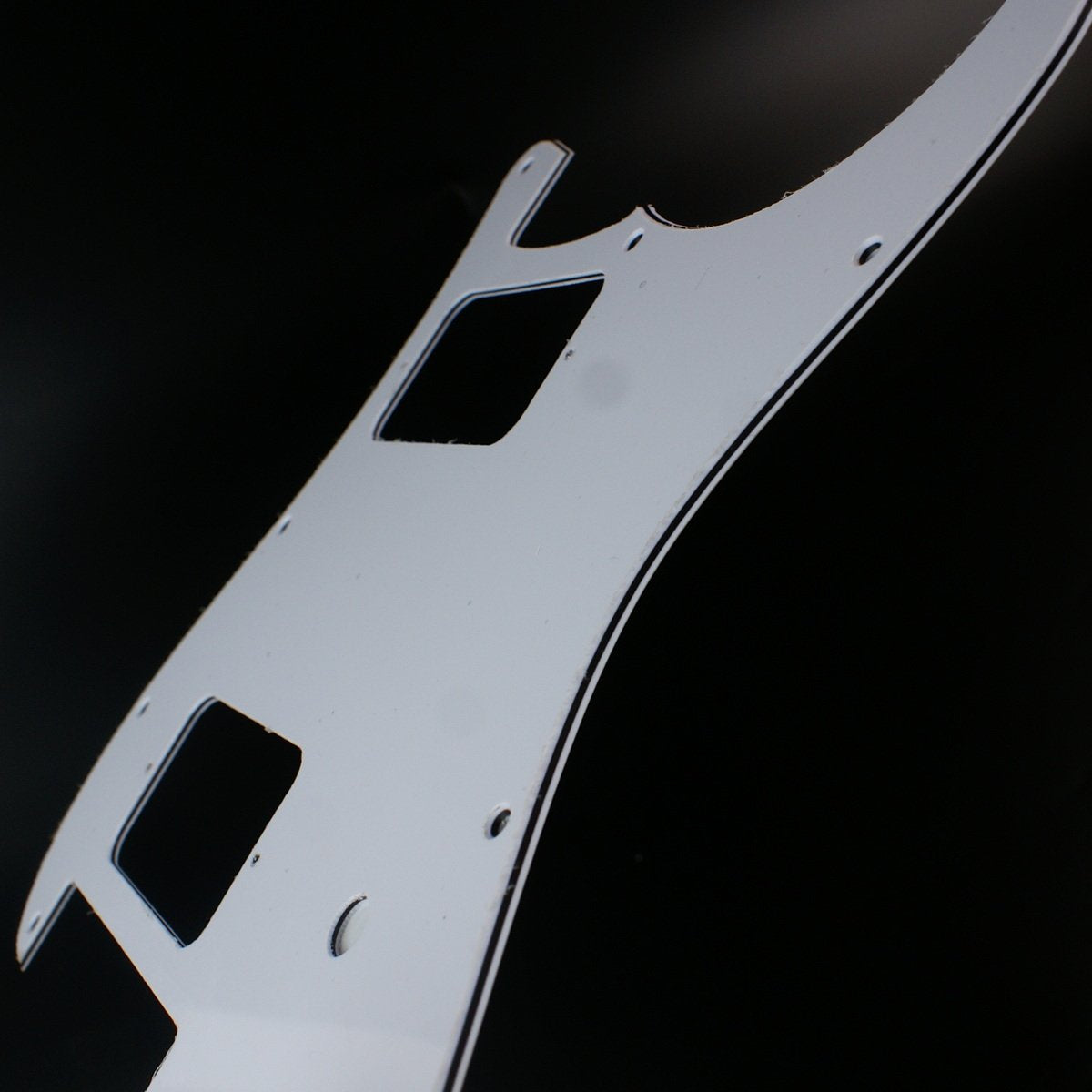 (G23) Custom Guitar Pickguard fits Charvel SO CAL Style,3ply White