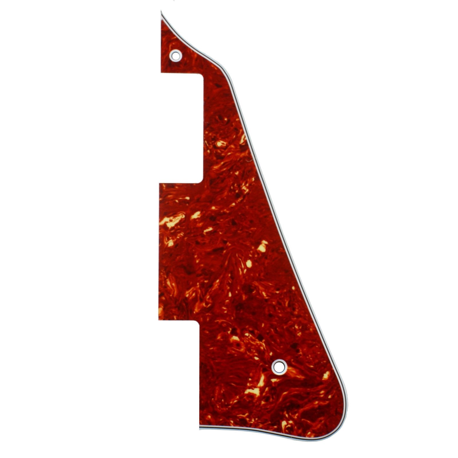 (E73) Universal Guitar Pickguard for LP les paul Style electric Guitar,4Ply Tortoise Red