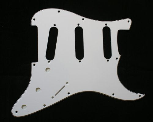 (A72) Custom Guitar Pickguard For Strat Standard style,3ply White