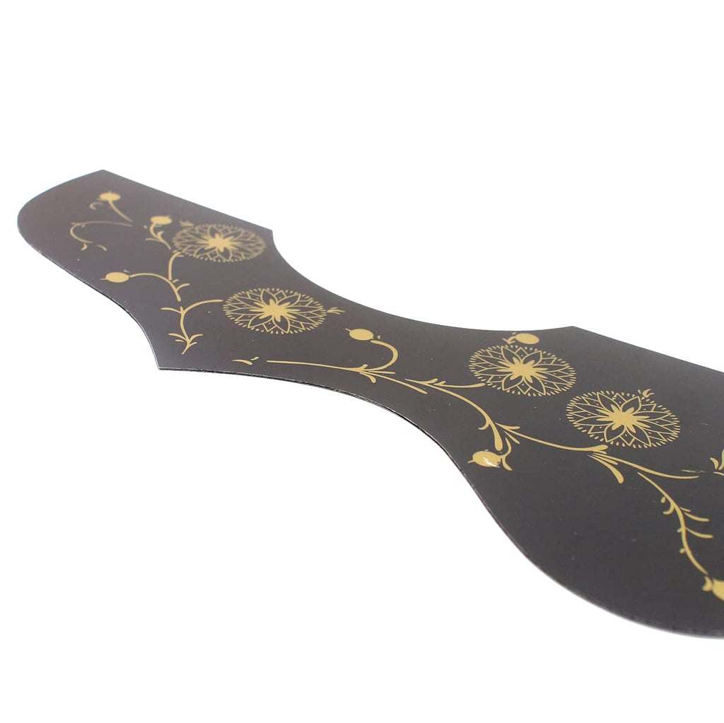 (220J08) Left-handed Style Acoustic Guitar Pickguard, Black/gold