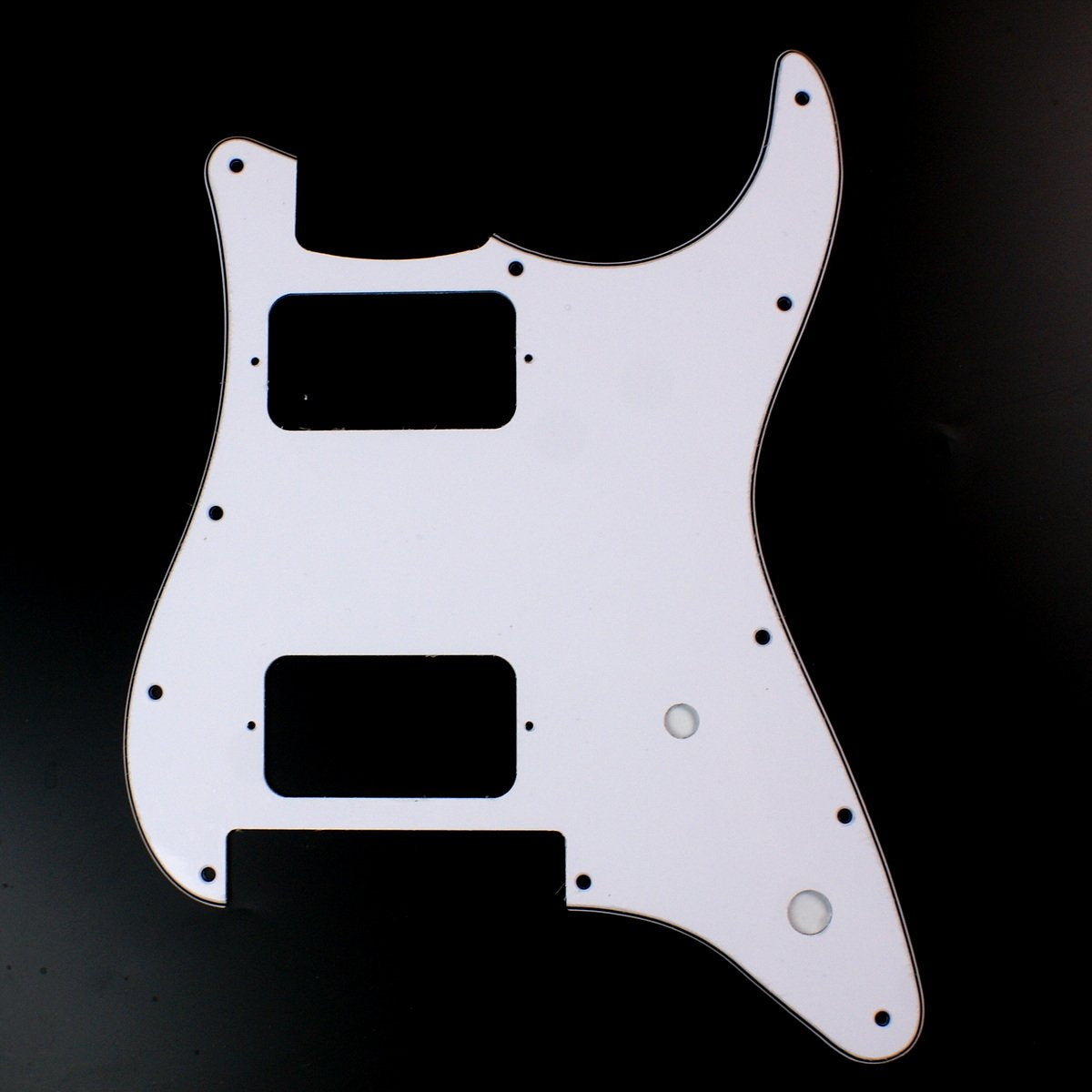 (G23) Custom Guitar Pickguard fits Charvel SO CAL Style,3ply White