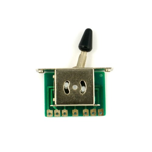 (A14) 5 Way Pickup Selector Switch For Strat Guitar, Black tip