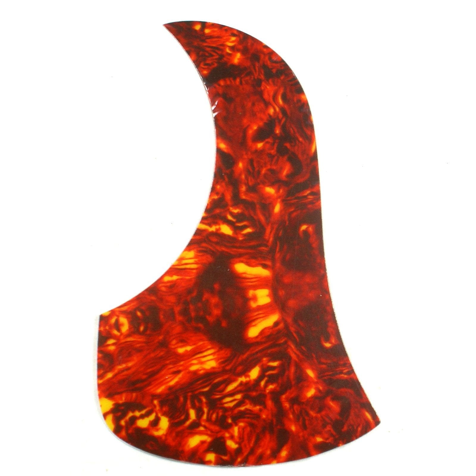 (E52) Universal Self Stick thin pickguard for acoustic guitar ,Tortoise style 4