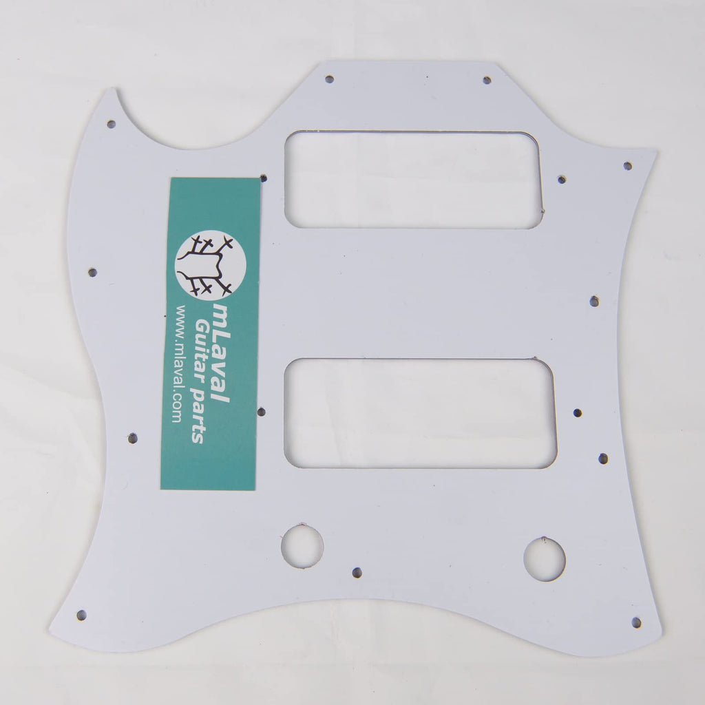 SG Classic Guitar Pickguard With P-90 Pickups Layout, 4Ply Tortoise