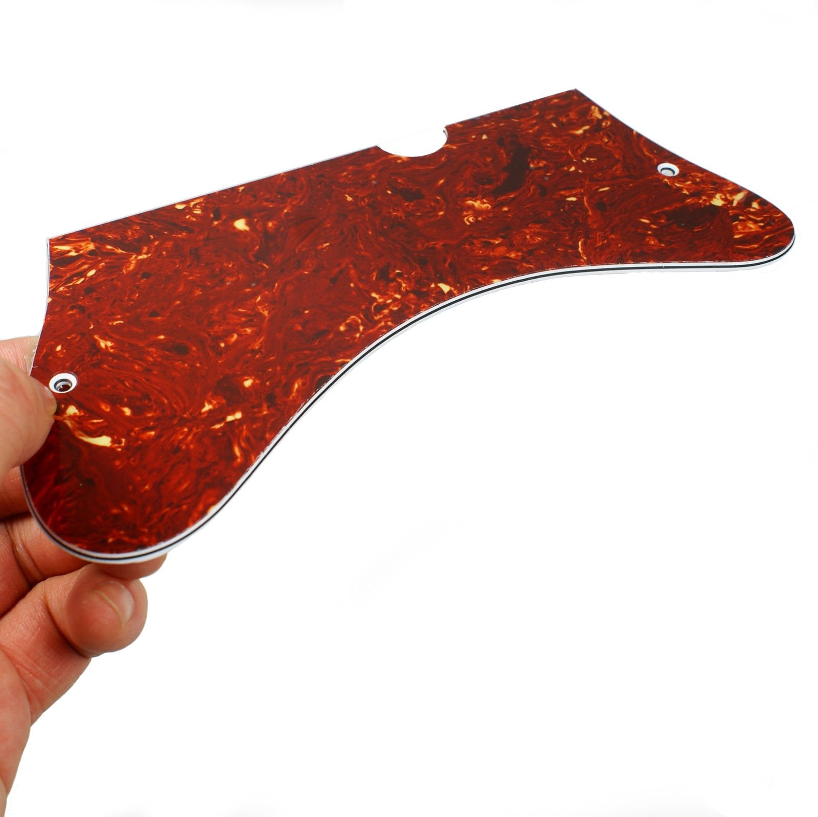(E72) Custom Guitar Pickguard for DANELECTRO U2,4Ply Tortoise Red