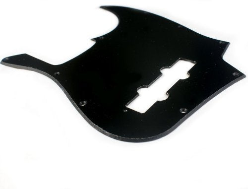 (A81)Custom Single Ply Guitar Pickguard Fits Jazz Bass JB, BLACK