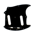 (A91) Custom 3 Ply LEFT-HANDED Guitar Pickguard Fits Mustang Classic Series, BLACK