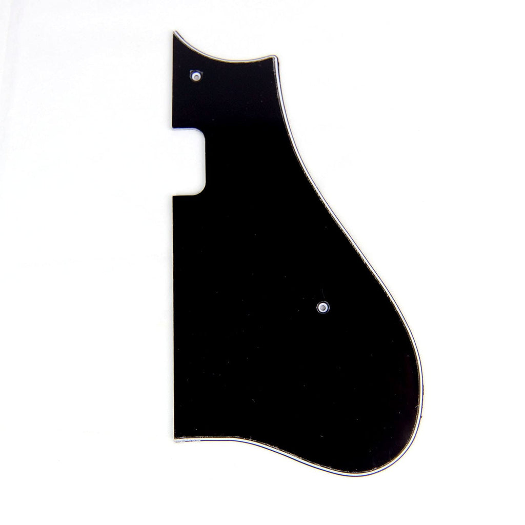 Custom Guitar Pickguard Fits Harmony Rocket H54 H56 1-Pickup,3ply Black