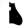 Custom Guitar Pickguard Fits Harmony Rocket H54 H56 1-Pickup,3ply Black