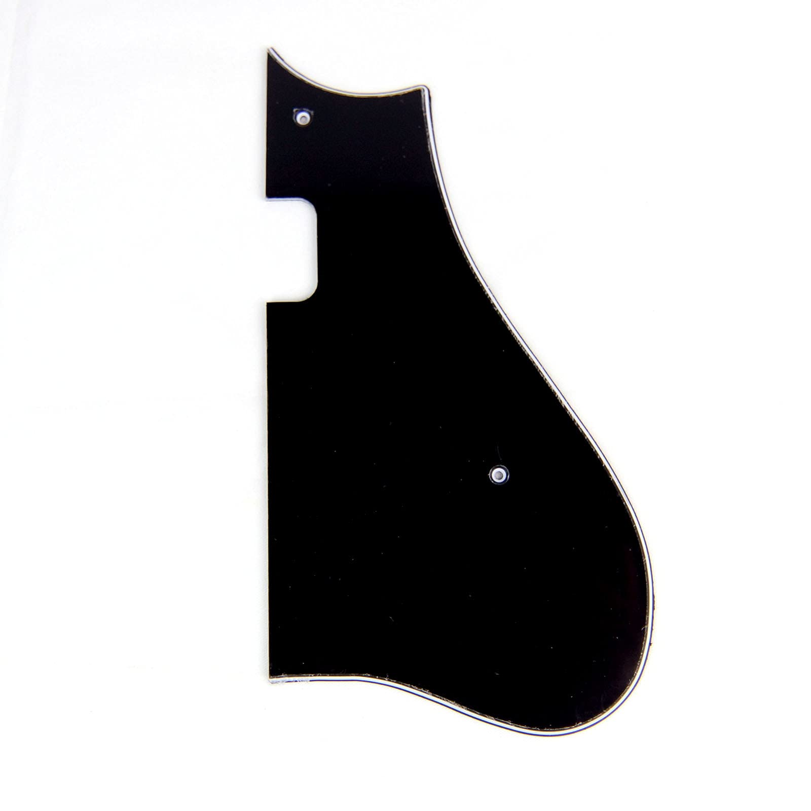 Custom Guitar Pickguard Fits Harmony Rocket H54 H56 1-Pickup,3ply Black